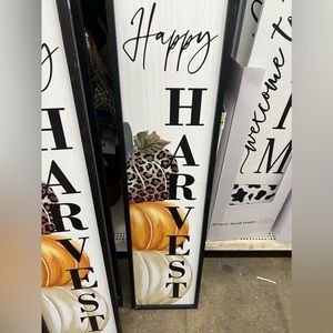 Fall welcome sign